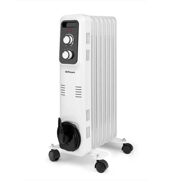 Radiatore ad Olio Orbegozo RL 1500 Elegance - Potente e Sicuro - Inerzia Termica per Dispersione Omogenea del Calore - Protezio