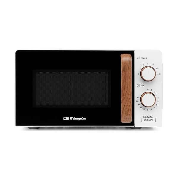Microonde Orbegozo Mi 2122 - Capacità  20 litri - Potenza 700 W - 6 livelli di potenza - Timer 30 minuti - Scongelamento - 23