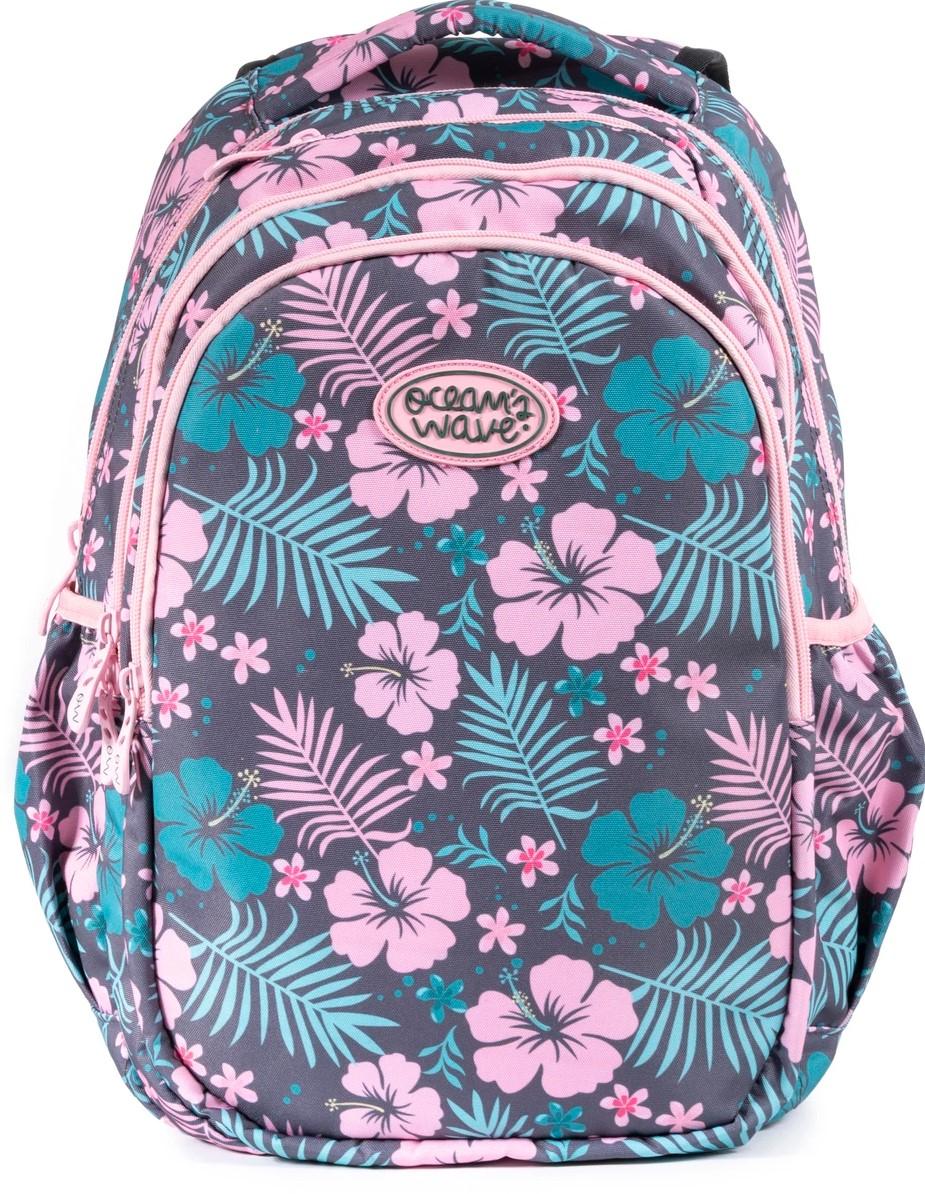 Zaino OCAANS Wave Secuerary Ohana Beachy 33L - 2 borse principali con cerniere di alta qualità e maniglie ergonomiche - Multi
