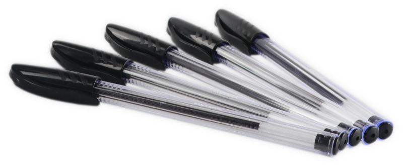 Pacchetto mktape da 36 penne triangolari - punta tonda da 10 mm - scrittura morbosa - colore nero