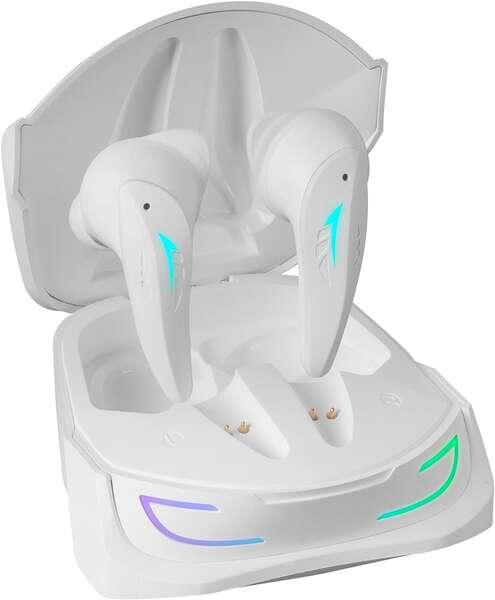 Mars Gaming Auriculares Inalambricos Premium TWS MHI-ULTRA - ANCENCPASIVA - Sonido Neographene - Batteria 24 ore - Base di cari