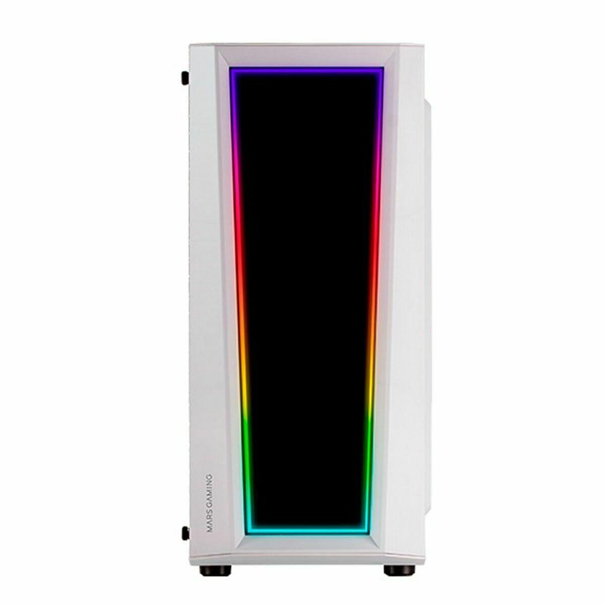 Custodia personalizzabile Mars Gaming MC-ART - Pannelli estraibili - Illuminazione ARGB 12 modalità - Raffreddamento avanzato