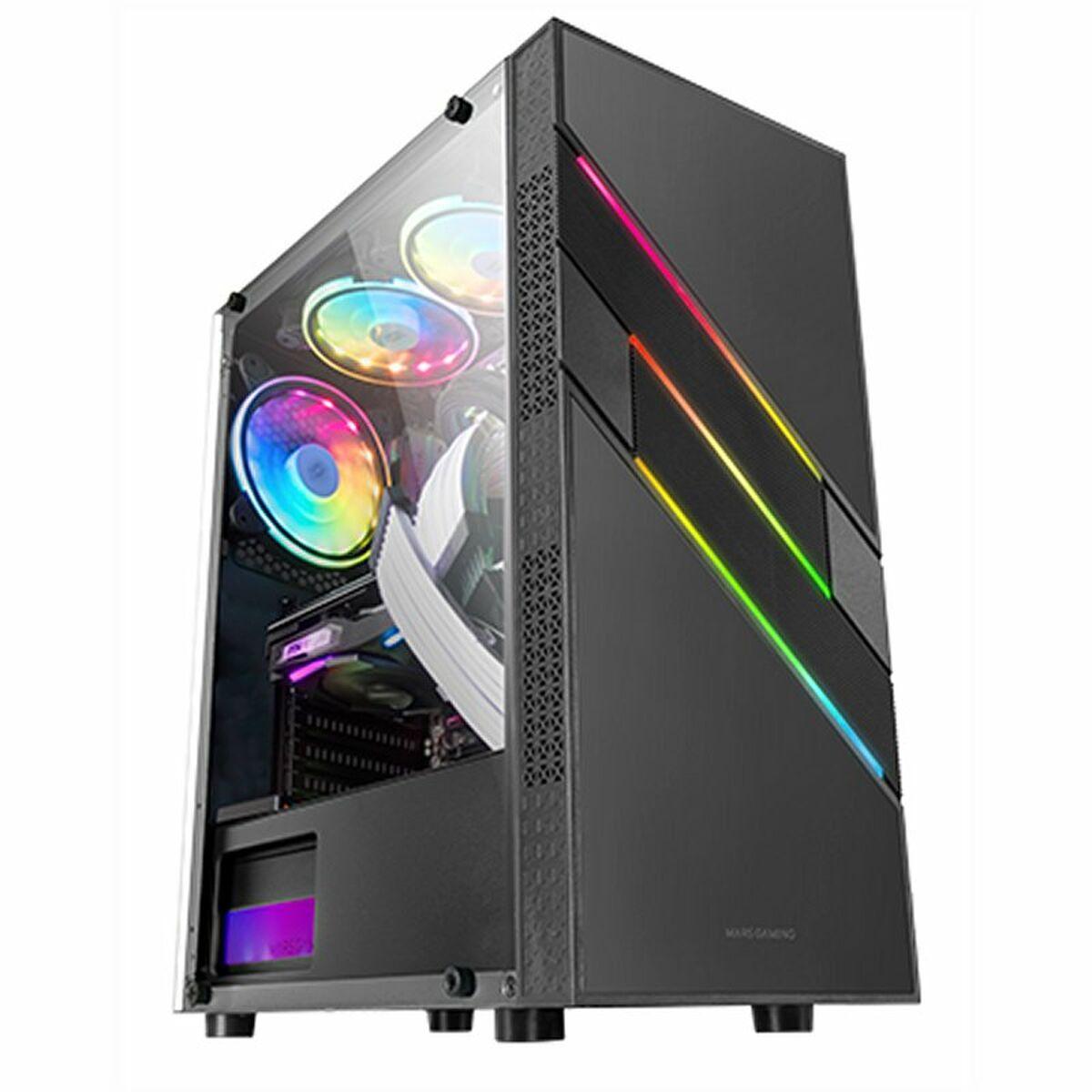 BOITIER MOYEN TOUR XL-ATX MARS GAMING MC-U3 RGB AVEC PANNEAU VITRÃƒâ€° (NOIR)