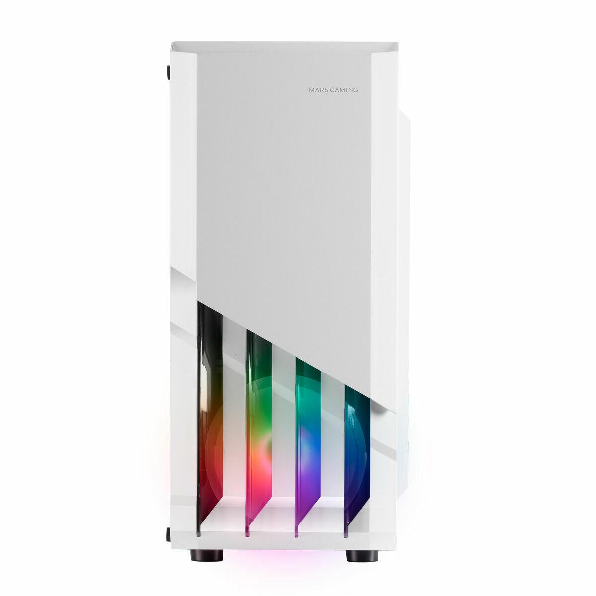 BOITIER MOYEN TOUR ATX MARS GAMING MC-X2 RGB AVEC PANNEAU VITRÃƒâ€° (BLANC)