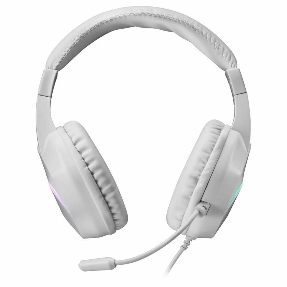 MRS GAMING Aur+micro MH122 FRGB Cancellazione del rumore Bianco