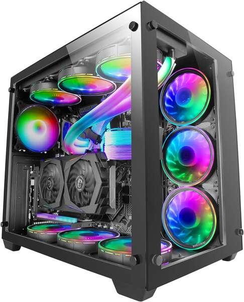 MARS GAMING Tower E-ATX MCV3 PREMIUM XXL NERO