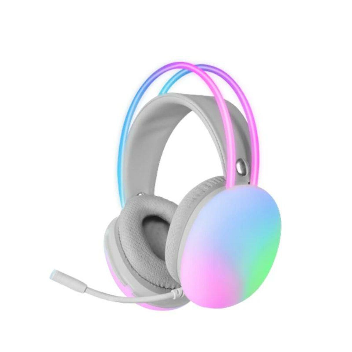 Cuffie MARSGAMING MH-GLOW PC/Ps4-5/xbox Rosa
