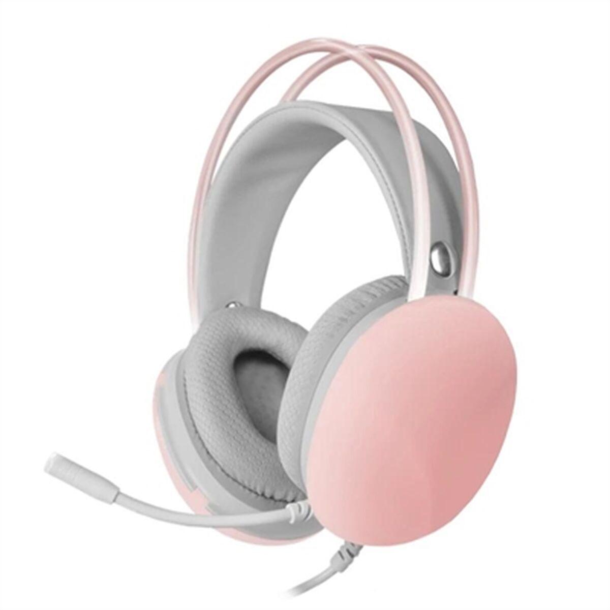 Cuffie MARSGAMING MH-GLOW PC/Ps4-5/xbox Rosa
