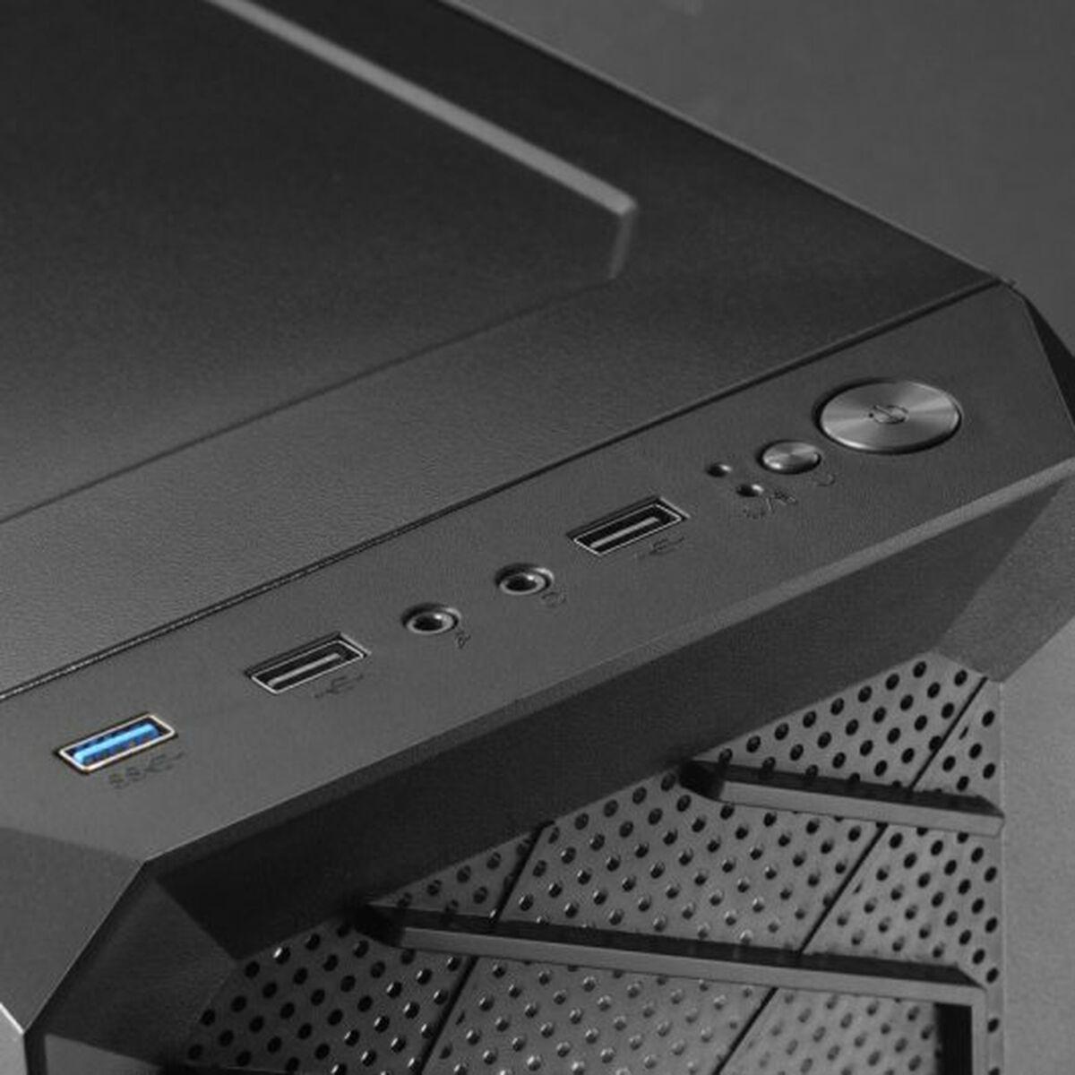 BOITIER MOYEN TOUR ATX MARS GAMING MC-2000 AVEC PANNEAU VITR (NOIR)