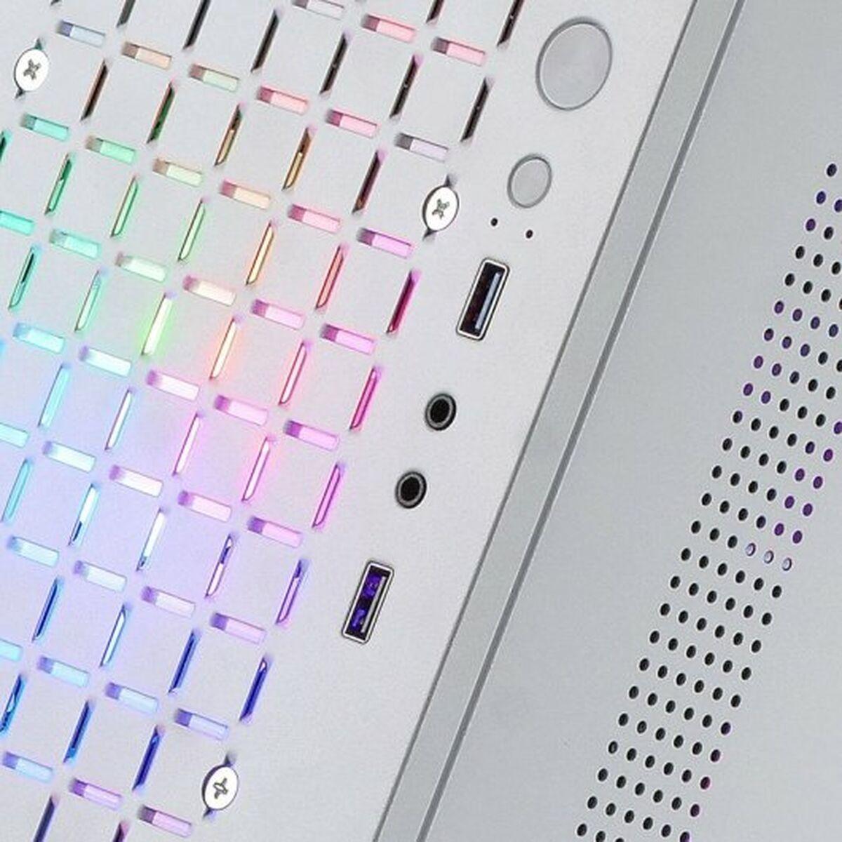 BOITIER MINI TOUR MICRO ATX MARS GAMING MC-CORE RGB AVEC PANNEAU VITRÃƒâ€° (BLANC)
