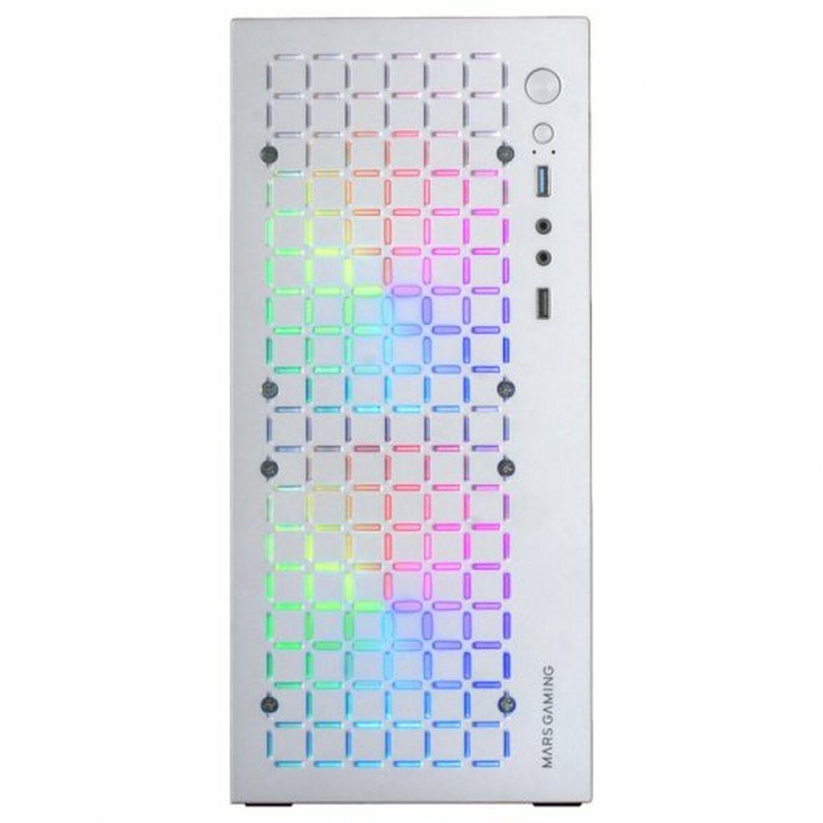 BOITIER MINI TOUR MICRO ATX MARS GAMING MC-CORE RGB AVEC PANNEAU VITRÃƒâ€° (BLANC)