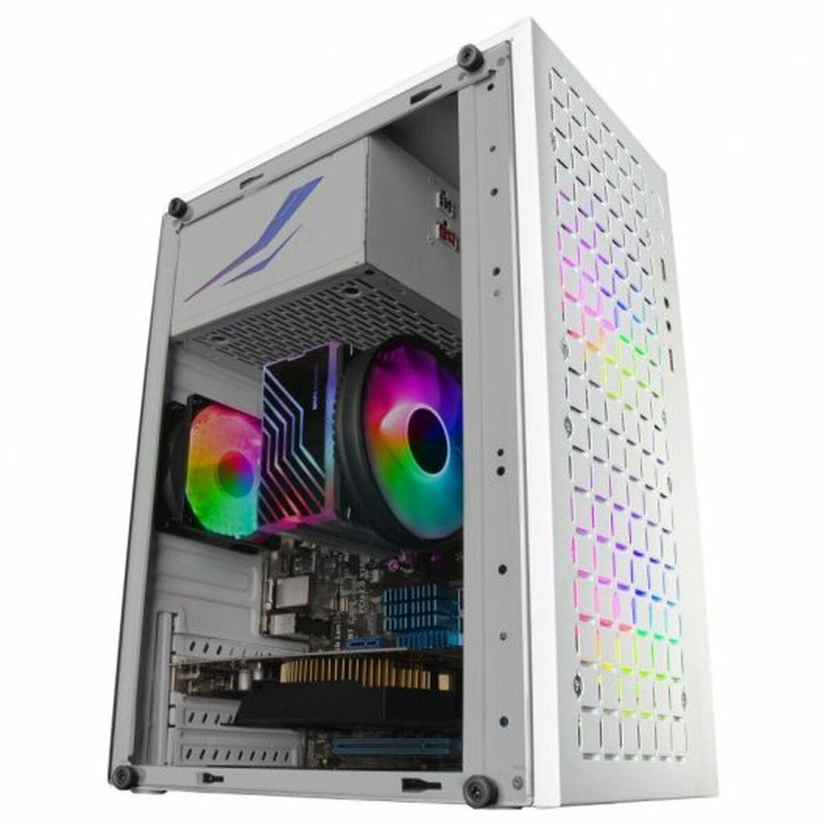BOITIER MINI TOUR MICRO ATX MARS GAMING MC-CORE RGB AVEC PANNEAU VITRÃƒâ€° (BLANC)