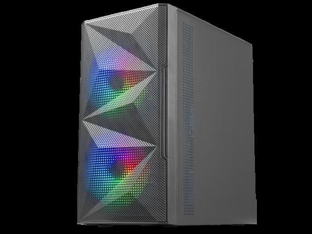 BOITIER MINI TOUR MICRO ATX MARS GAMING MC-ME RGB AVEC PANNEAU VITR (NOIR)