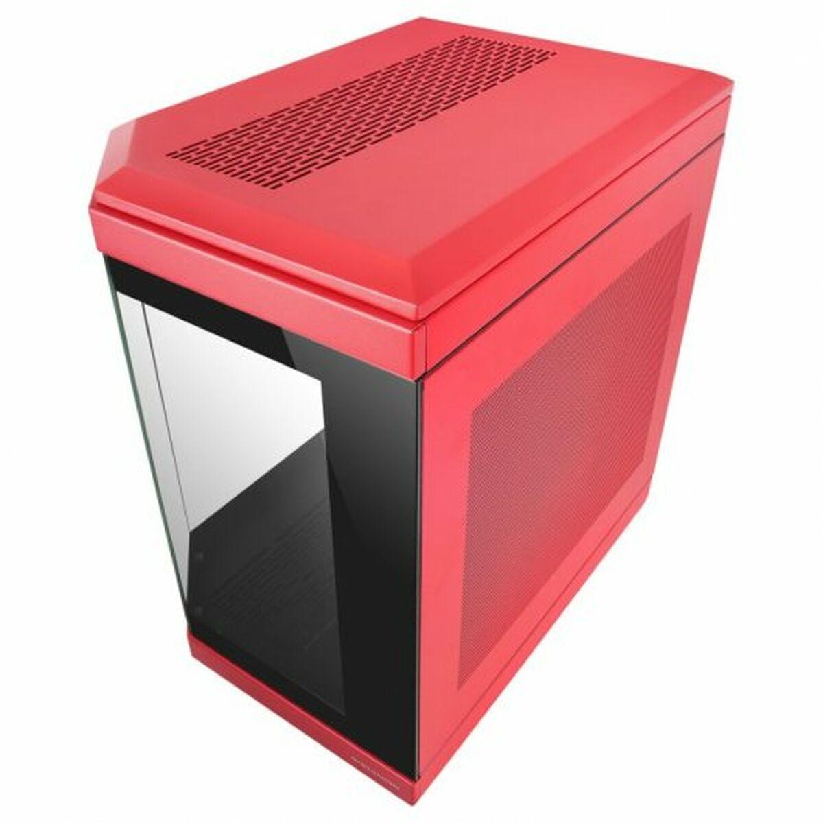 BOITIER MOYEN TOUR ATX MARS GAMING MC-3T RGB AVEC PANNEAUX VITRS (ROUGE)