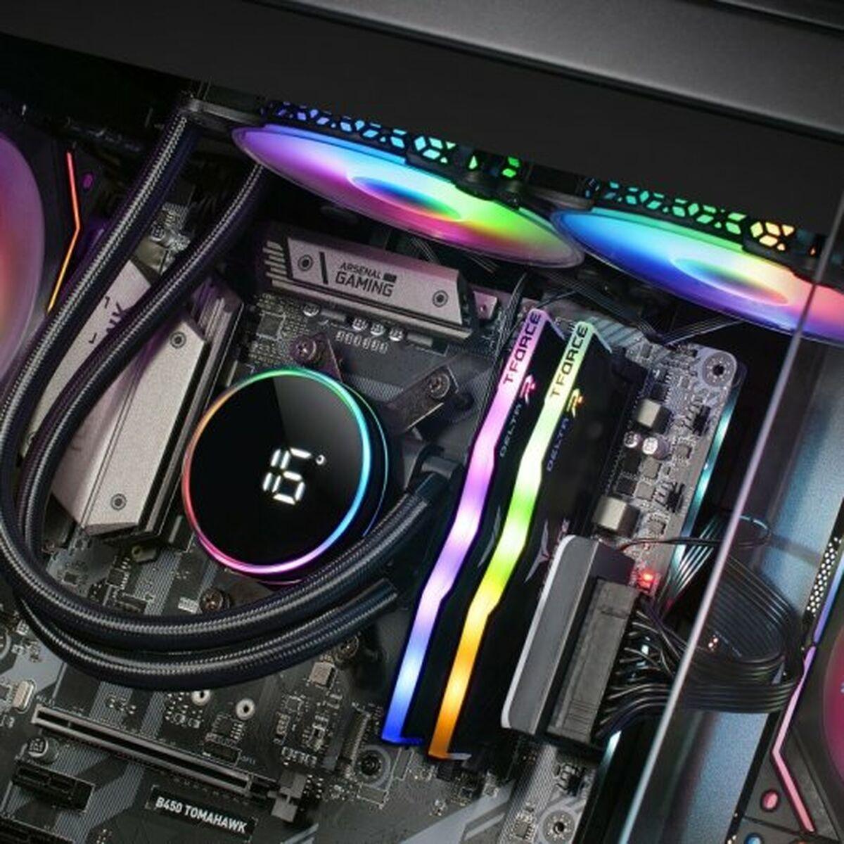 KIT WATERCOOLING AIO MARS GAMING ML-LCD RGB - 240MM (NOIR)