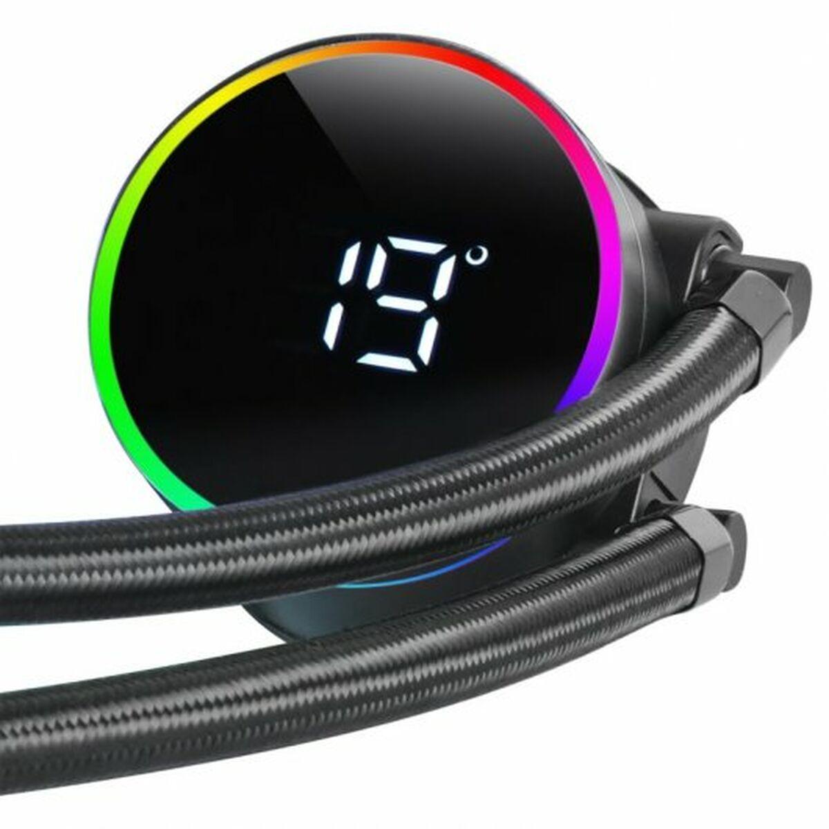 KIT WATERCOOLING AIO MARS GAMING ML-LCD RGB - 240MM (NOIR)