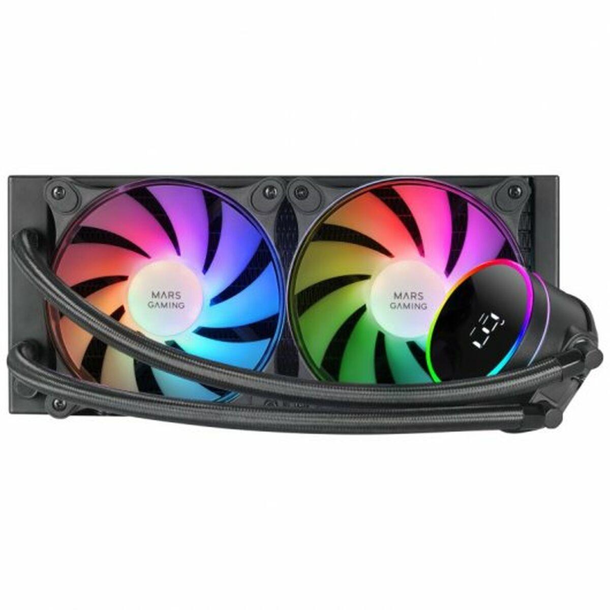 KIT WATERCOOLING AIO MARS GAMING ML-LCD RGB - 240MM (NOIR)