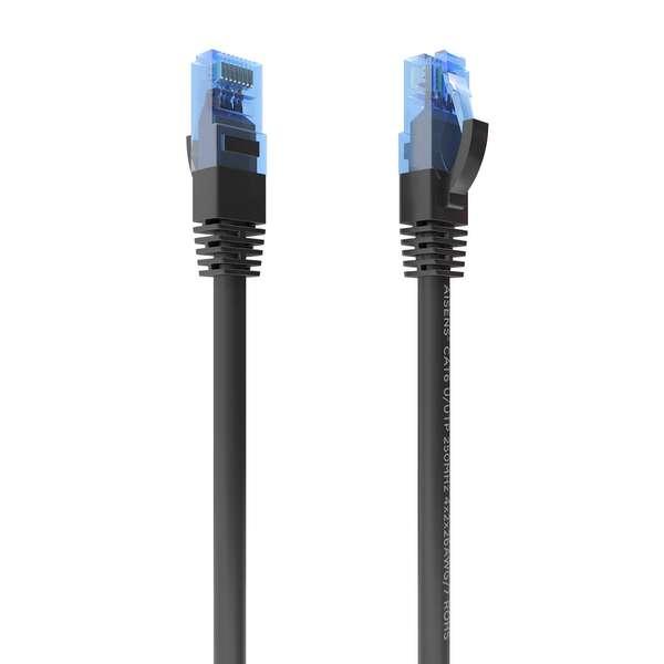 AISENS A135-0850 cavo di rete Nero 10 m Cat6 U/UTP (UTP)