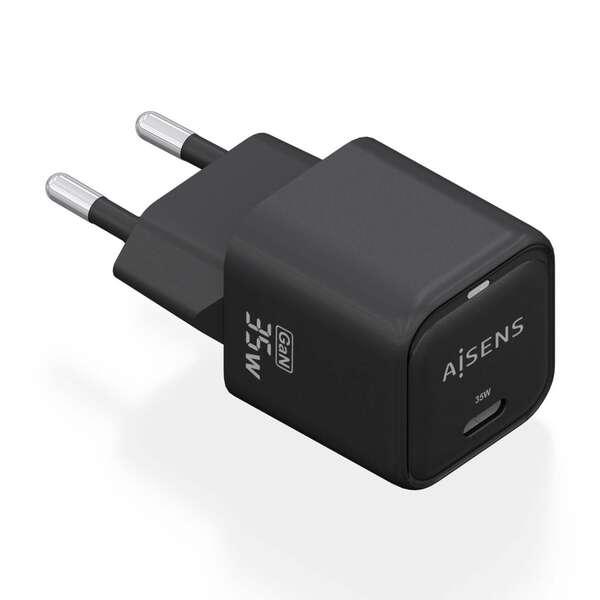 AISENS ASCH-35W1P023-BK Caricabatterie per dispositivi mobili Universale Nero AC Ricarica rapida Interno