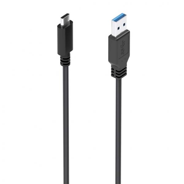 AISENS A107-0860 cavo USB USB 3.2 Gen 2 (3.1 Gen 2) 2 m USB C USB A Nero