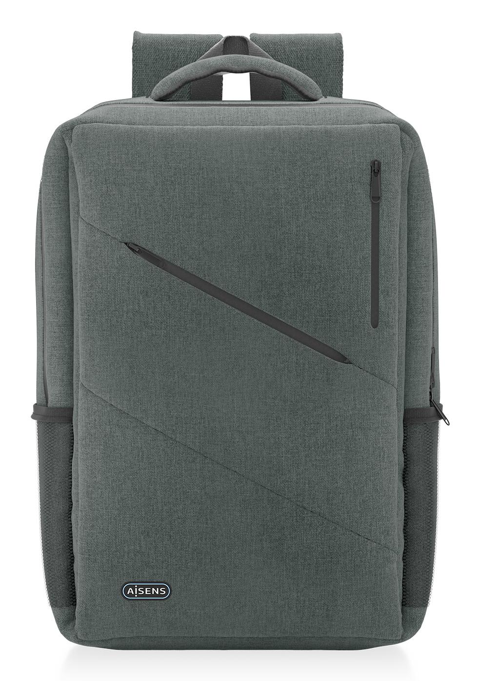AISENS ASBG-BP085-GR borsa per laptop 396 cm (15.6") Zaino Grigio