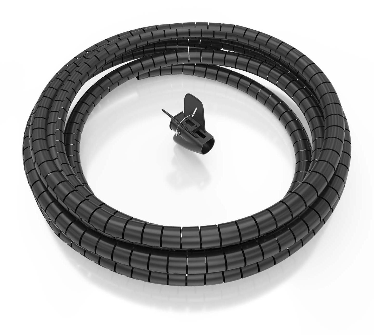AISENS A151-0899 organizer per cavi Universale Guaina intrecciata per cavi Nero 1 pz