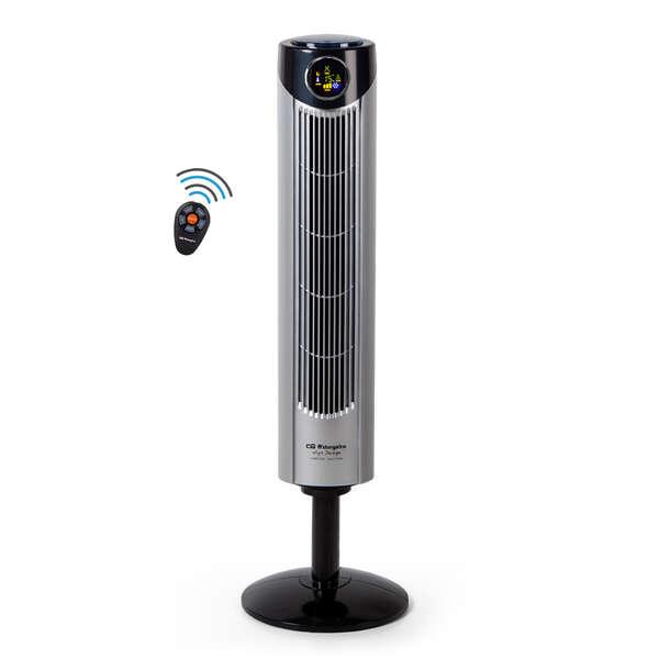 Ventilatore a torre ionico oscillante Orbegozo TWM 1015 - Potente flusso d'aria - Display digitale - Telecomando - Pratico e fu