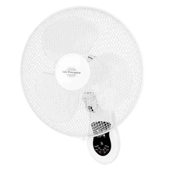 Orbegozo WF 0242 Ventilatore da Parete Pratico e Sicuro - Pale da 40 cm - 3 VelocitÃƒÂ  - Testa Oscillante - Timer 7,5h - T