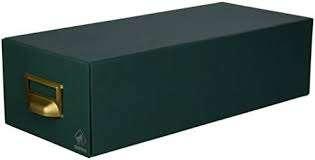 Cartella Mariola in Cartone Rivestita in Geltex NÃ‚Âº2 per 1000 Fiche - Misure 155x100x350mm - Resistente e Durevole - Col