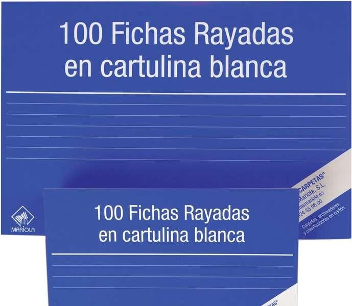 Mariola Confezione da 100 Chips Rigate N5 per Lima - Misure 215x160mm - Colore Bianco
