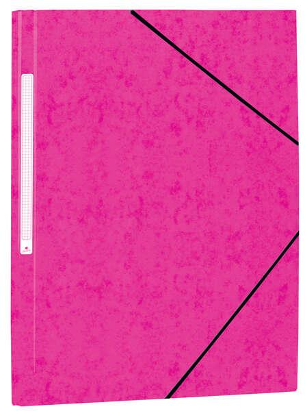 Mariola Simil Cartella in Cartoncino Prespan con Etichetta sul Dorso Folio 500gr/m2 - Misure 34x25cm - Chiusura con Gomma Elast
