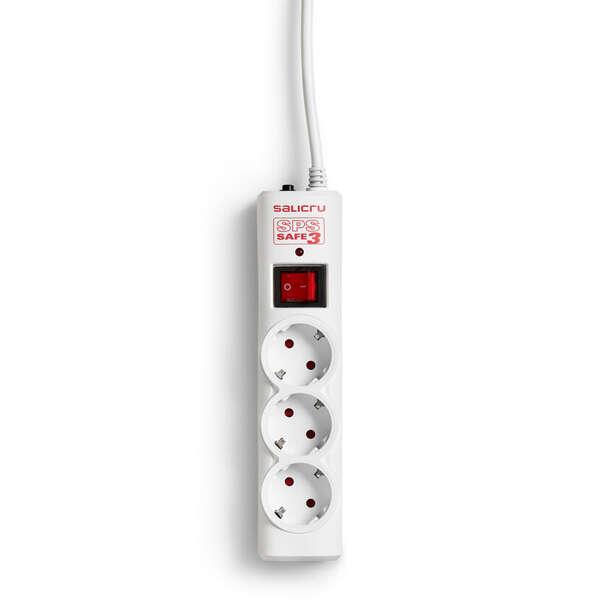 Salicru 680BA000001 protezione da sovraccarico Bianco 3 presa(e) AC 250 V 15 m