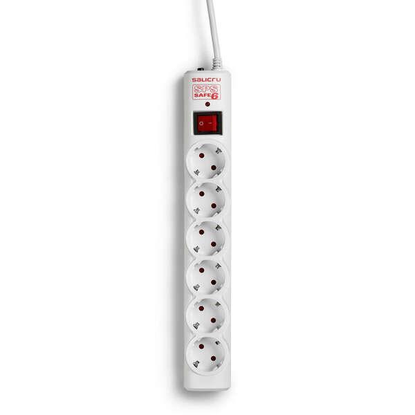 Salicru 680BA000003 protezione da sovraccarico Bianco 6 presa(e) AC 250 V 15 m