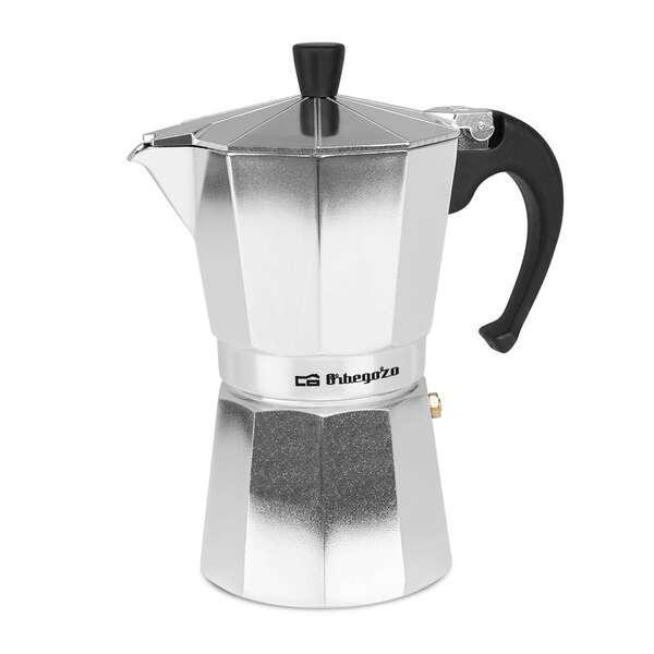 Orbegozo KF 600 Caffettiera Italiana Piacevole e Sicura - CapacitÃƒÂ  6 Tazze - Manico ergonomico - Valvola di Sicurezza -
