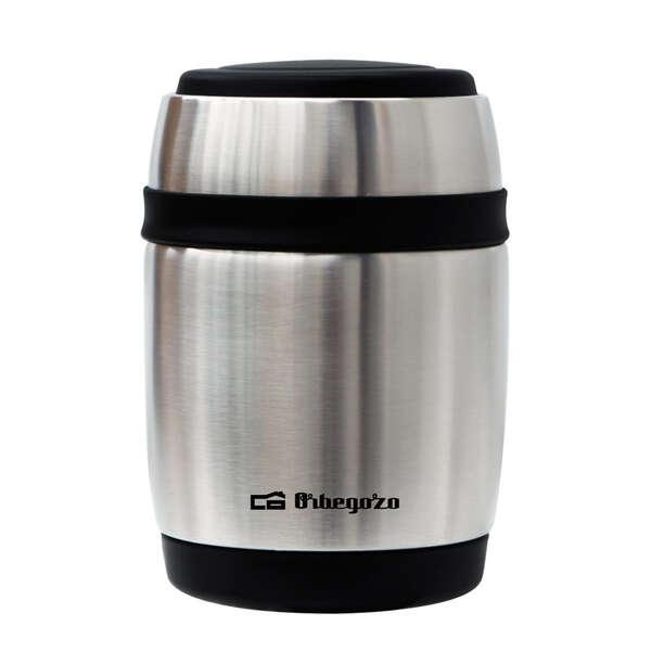 Orbegozo TRSL 380 Piccolo Thermos Anti-Rovesciamento - Capacit 350 ml - Acciaio Inossidabile - Mantiene la Temperatura per 12