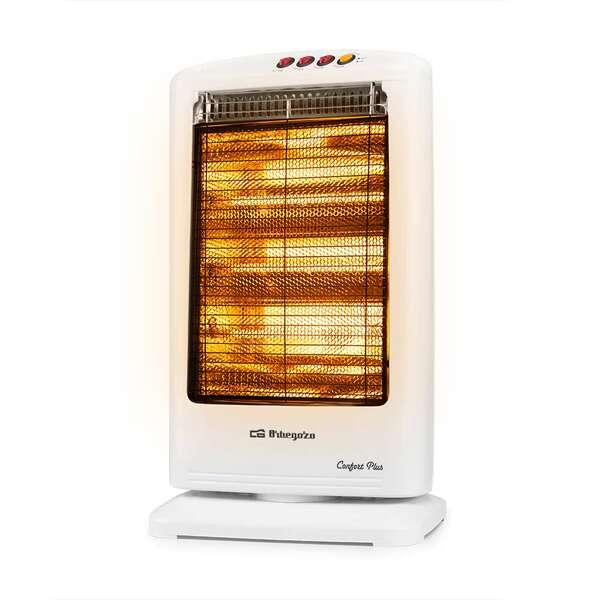 Stufa Alogena Orbegozo BP 0303 B Home Comfort - Potenza Regolabile - Sistema Antiribaltamento - Trasporto Facile - Nessuna Emis