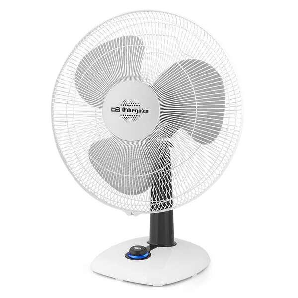 Ventilatore da tavolo Orbegozo TF 0133 - Flusso d'aria potente - Funzione di oscillazione e inclinazione regolabile - 3 velocit