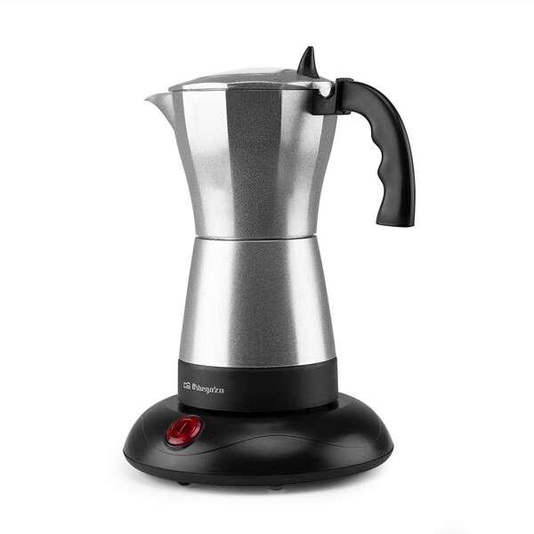Orbegozo KFE 660 Caffettiera Italiana Elettrica Condividi Divertimento con 6 Tazze di CaffÃƒÂ¨ Caldo in Minuti Potenza 480W