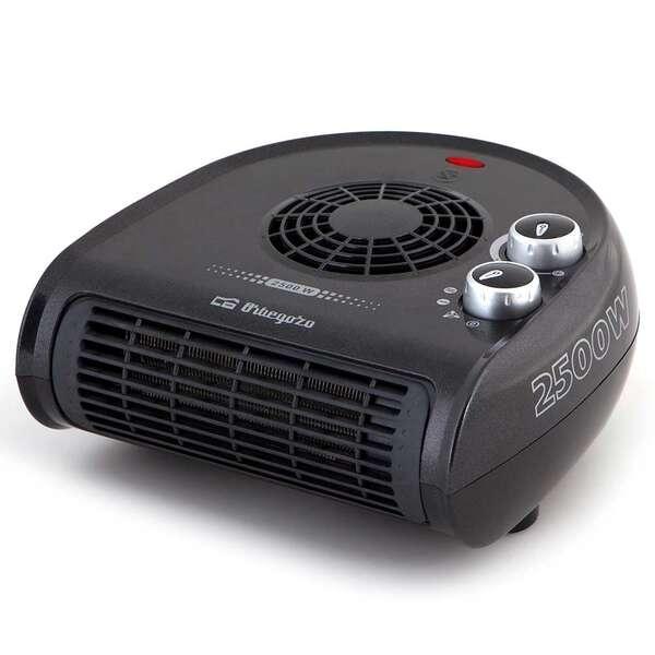 Orbegozo FH 5032 Riscaldatore Comfort a Calore Istantaneo - Termostato Regolabile - Funzione Ventola - 2500 W - Sicurezza Garan