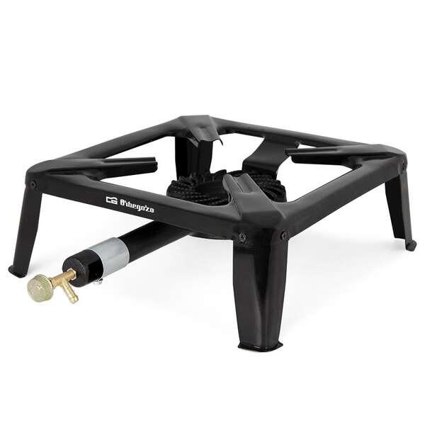 Orbegozo FO 6000 Fornello a Gas per Paella all'Aperto - Potente Bruciatore in Ghisa - Resistente Corpo in Acciaio Smaltato - Co