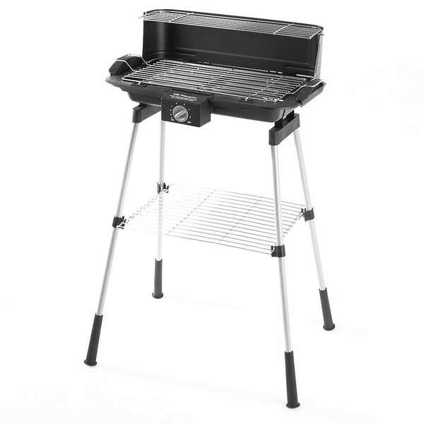 Orbegozo BCT 3950 Barbecue Elettrico con Gambe - Cottura Sana e Veloce Ovunque - Potenza 2200 W - Altezza 835 cm - Resistenza i