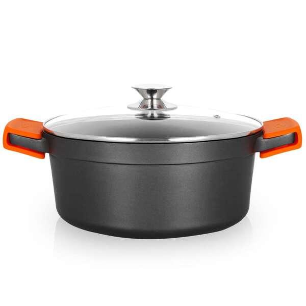 Orbegozo CDH 3028 - Pentola in alluminio pressofuso - Cucinare con sicurezza e versatilit - Antiaderente e adatta a tutti i ti