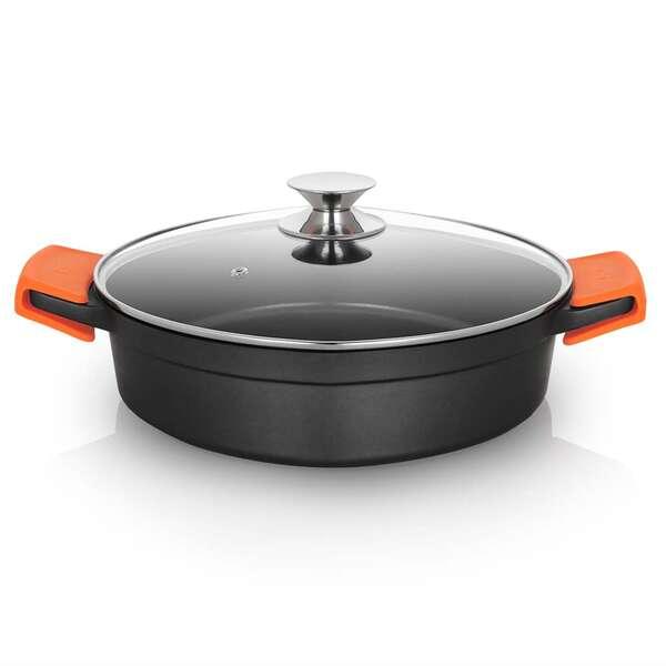 Casseruola Orbegozo CDB 1028 in alluminio pressofuso - Versatilit e sicurezza in cucina - Antiaderente senza Pfoa - Adatta a t