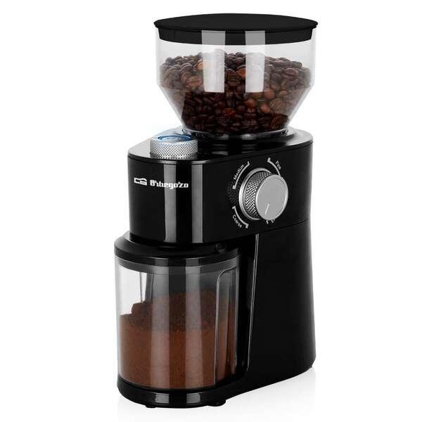 Macinacaffè Multifunzione Orbegozo MO 3400 - Macina da 2 a 12 tazze - Potenza 200W - Selettore macinatura caffè - Doppio sist