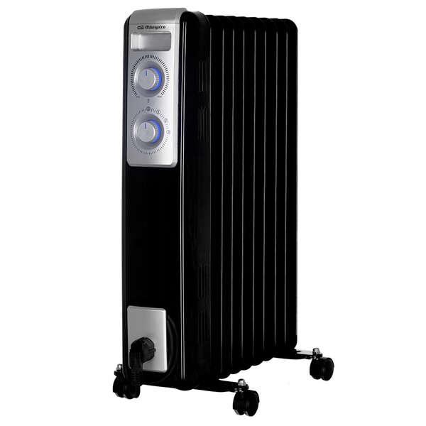 Orbegozo RN-2000 Radiatore ad olio potente e silenzioso - Potenza massima 2000 W - 9 Elementi riscaldanti - 3 Potenze di calore
