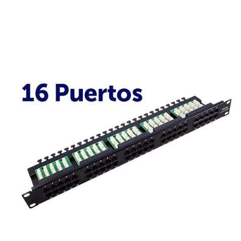 Pannello patch Cromad 16 corone porta Cat 6 1U UTP 19
