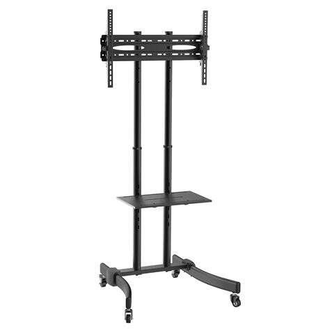 Supporto a terra Chromad con TV ruote 37-70 - Blocco ruota - vaso multiuso - max 40kg - VESA 600x400 mm Peso