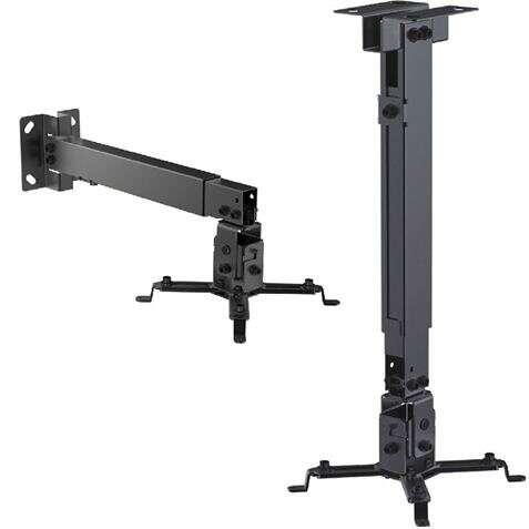 Supporto Cromad da parete/tetto per proiettore - Allungabile e inclinabile - Peso massimo: 20 kg