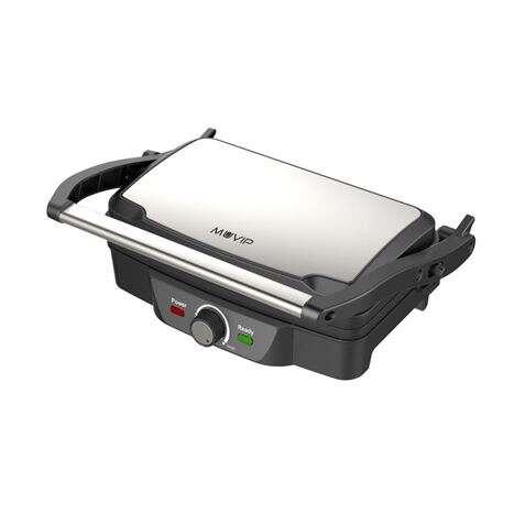 Muvip Sandwich Maker Grill 1600W - Apertura fine a 180 - Temperatura regolabile - Piano superiore di sbattimento - Referente pr