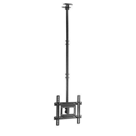 Supporto cromato per 32-70 - inclinazione e rotazione - Gestione cavi - Max 50kg - VESA 400x400mm Peso
